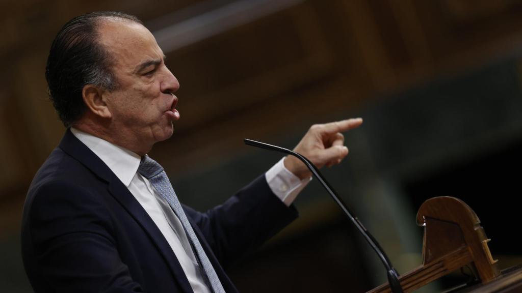 El diputado Carlos García Adanero, este miércoles en el Congreso.