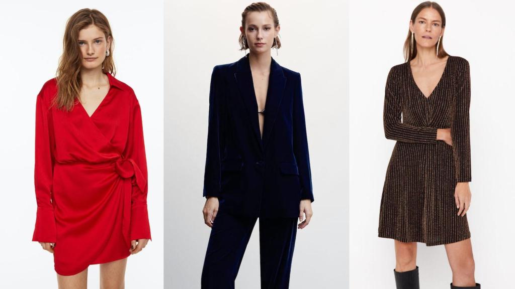 Tres 'looks' para la comida de Navidad.