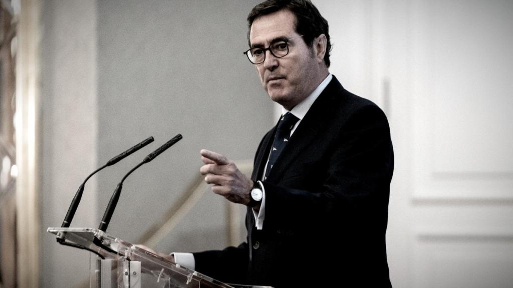 El presidente de la CEOE, Antonio Garamendi.