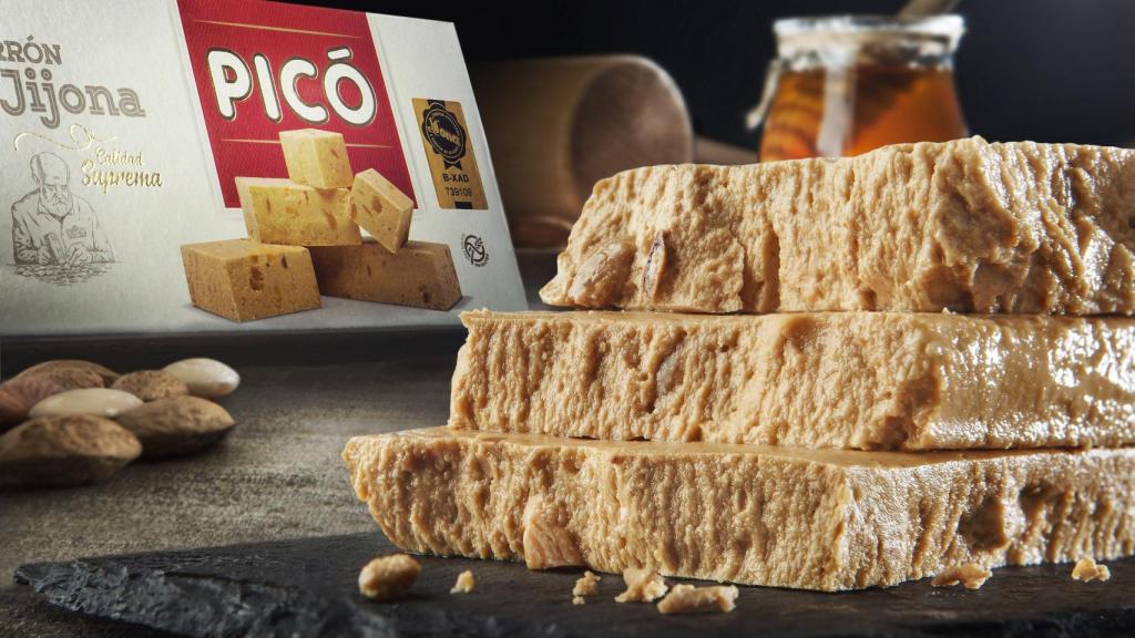 Turrones de la marca Picó, con la DO Rurrón de Jijona.