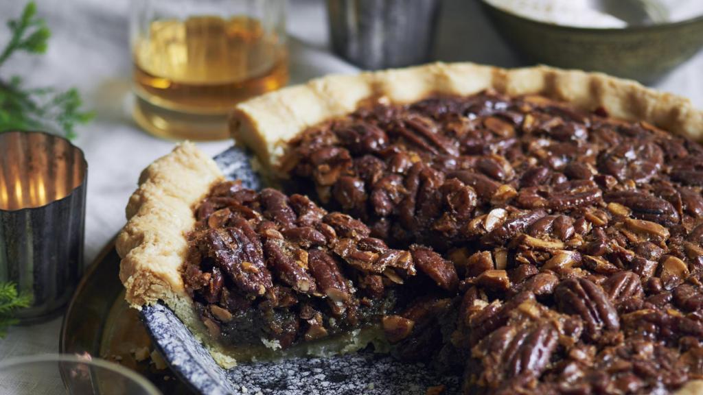 La tarta de nueces pecanas no puede faltar esta noche