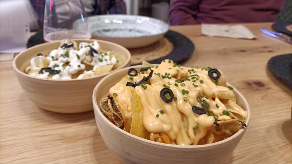 Dos de los entrantes de Rice & Bones.