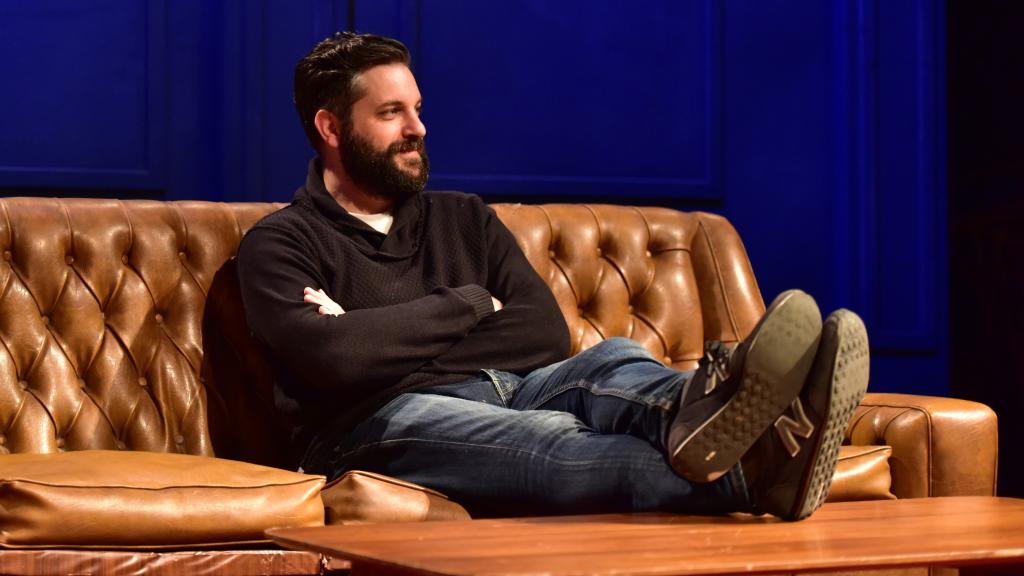 Gabriel Calderón, en uno de sus ensayos. Foto: Alejandro Persichetti