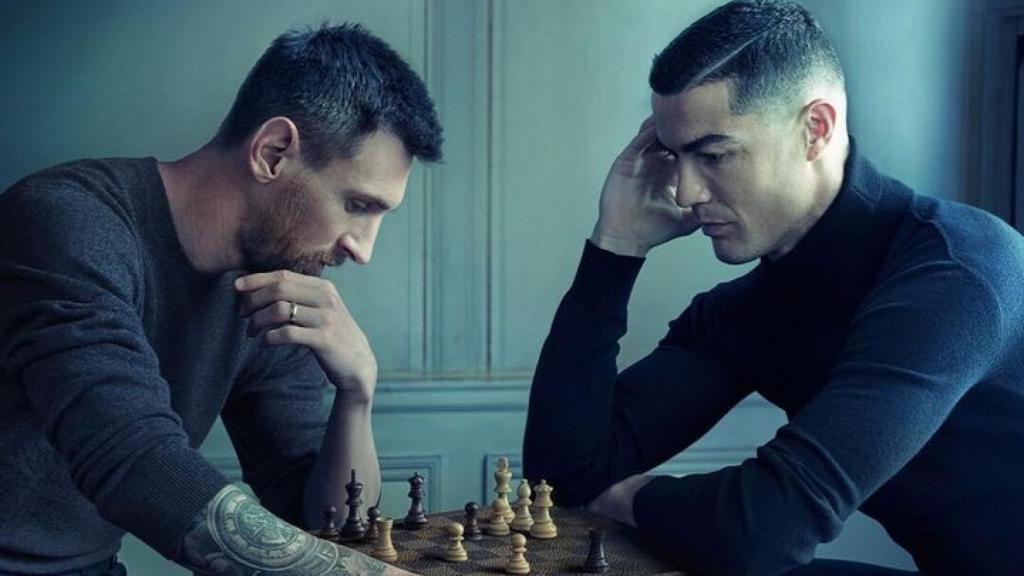 La campaña de Louis Vuitton para el Mundial de Qatar con Messi y Cristiano Ronaldo