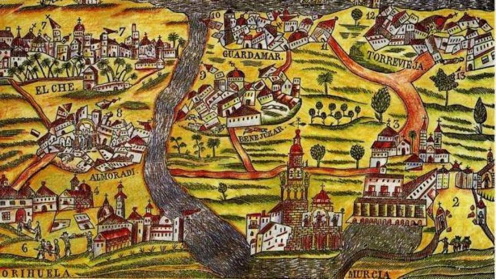 Representación del terremoto que destruyó Almoradí, Benejúzar, Guardamar y Torrevieja en 1829.