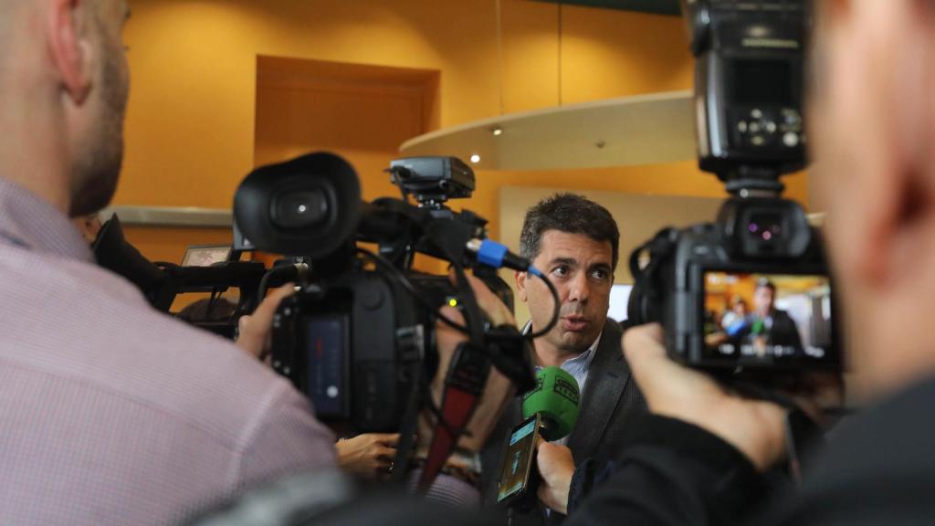 Carlos Mazón, este miércoles.