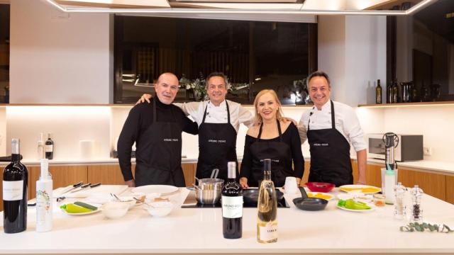 Los hermanos Torres cocinan en la inauguración de Avelino Vegas en Madrid