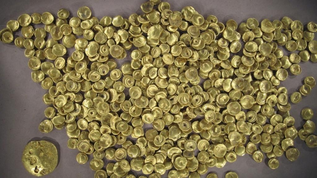 El tesoro robado en el museo de Manching. Foto: Mössbauer / Wikimedia