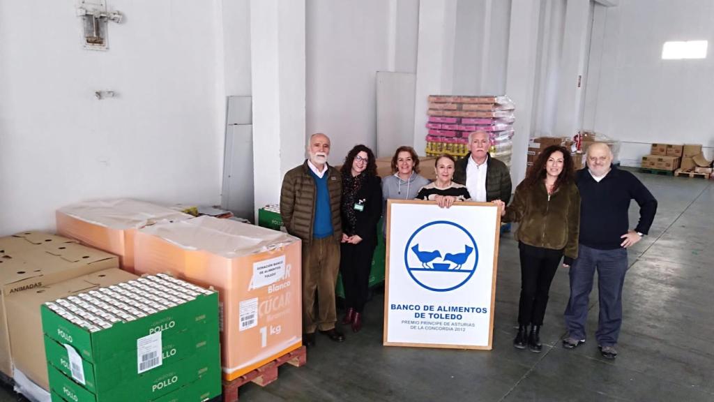 Donación de Mercadona al Banco de Alimentos de Toledo.
