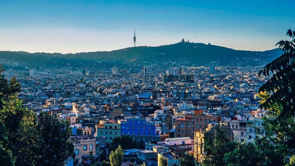 Panorámica de Barcelona.