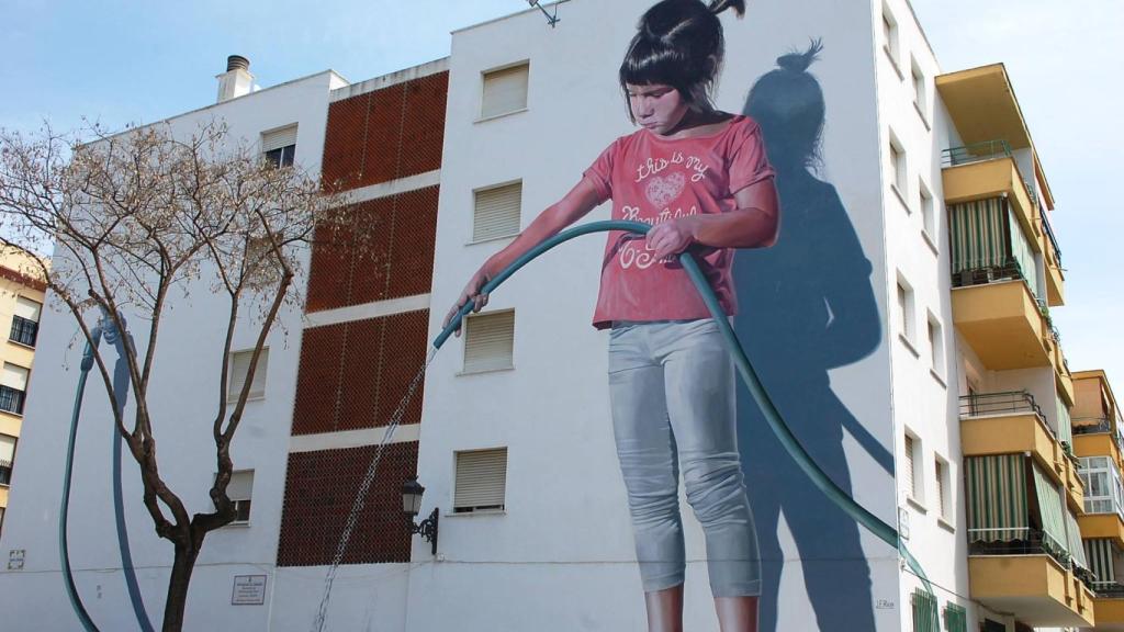 ‘Regando el jardín’ de José Fernández Ríos.