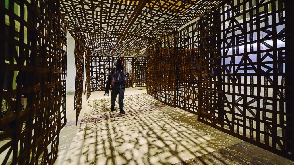 Cristina Iglesias: 'Corredor suspendido II', 2005. Museo Centro Gaiás