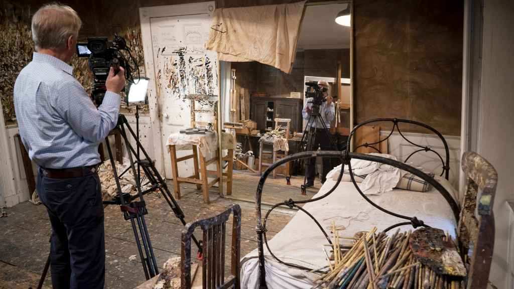 Un momento del documental 'Lucian Freud: a self portrait', dirigido por David Bickerstaff