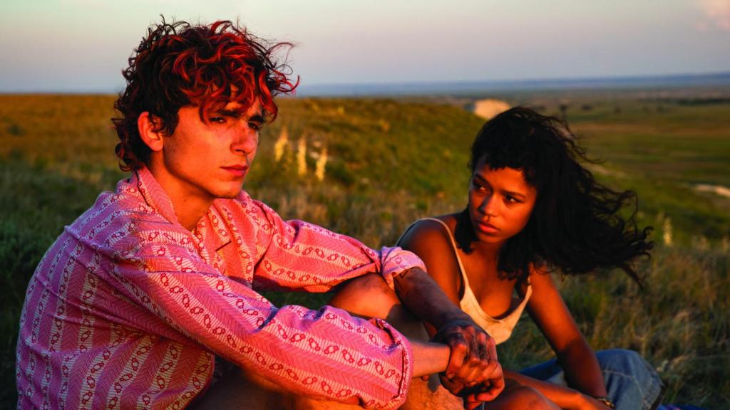 Taylor Russell  y Timothée Chalamet, en un momento  de 'Hasta los huesos'
