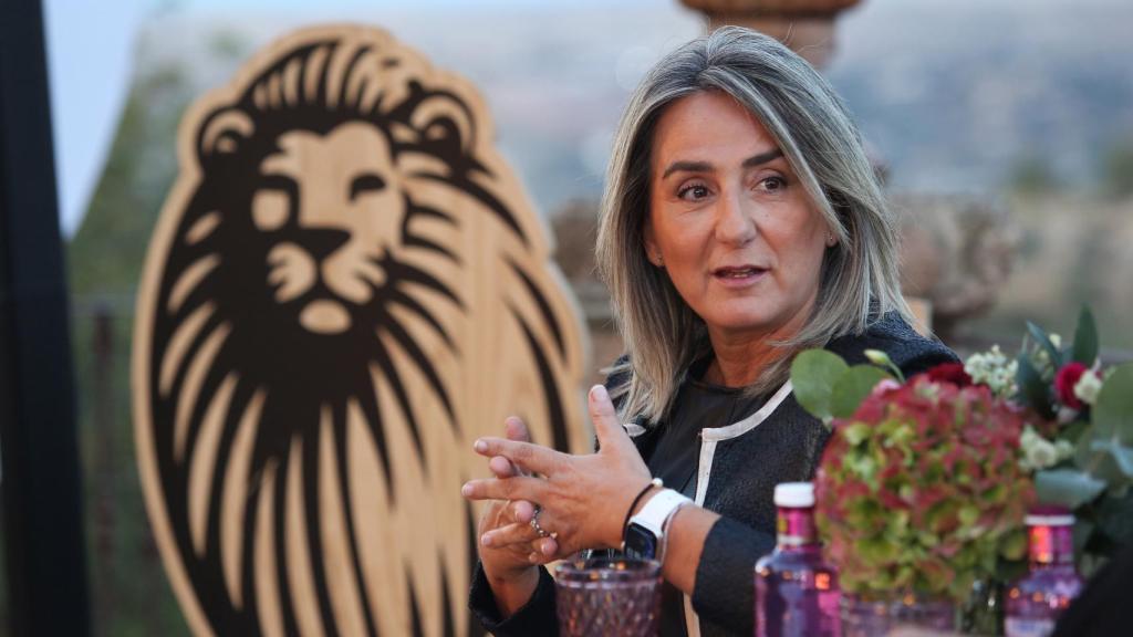 Milagros Tolón en el encuentro 'Atardecer con...' organizado por EL ESPAÑOL - EL DIGITAL CLM. Foto: Óscar Huertas.