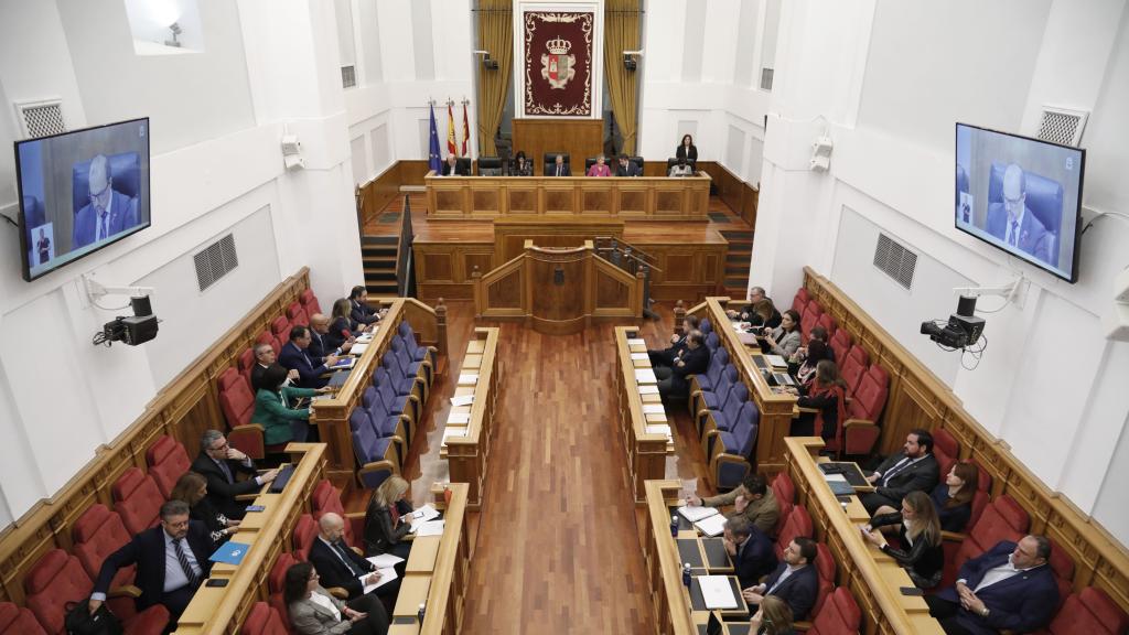 Pleno de las Cortes. Foto: Cortes CLM.