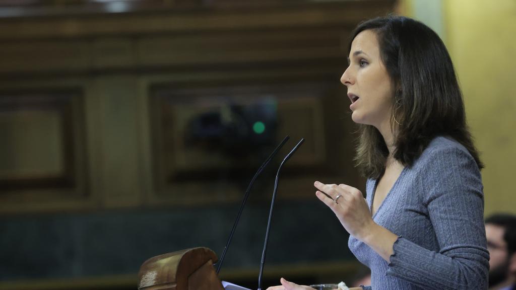 La ministra de Derechos Sociales, Ione Belarra, este miércoles durante el debate de los Presupuestos Generales del Estado.
