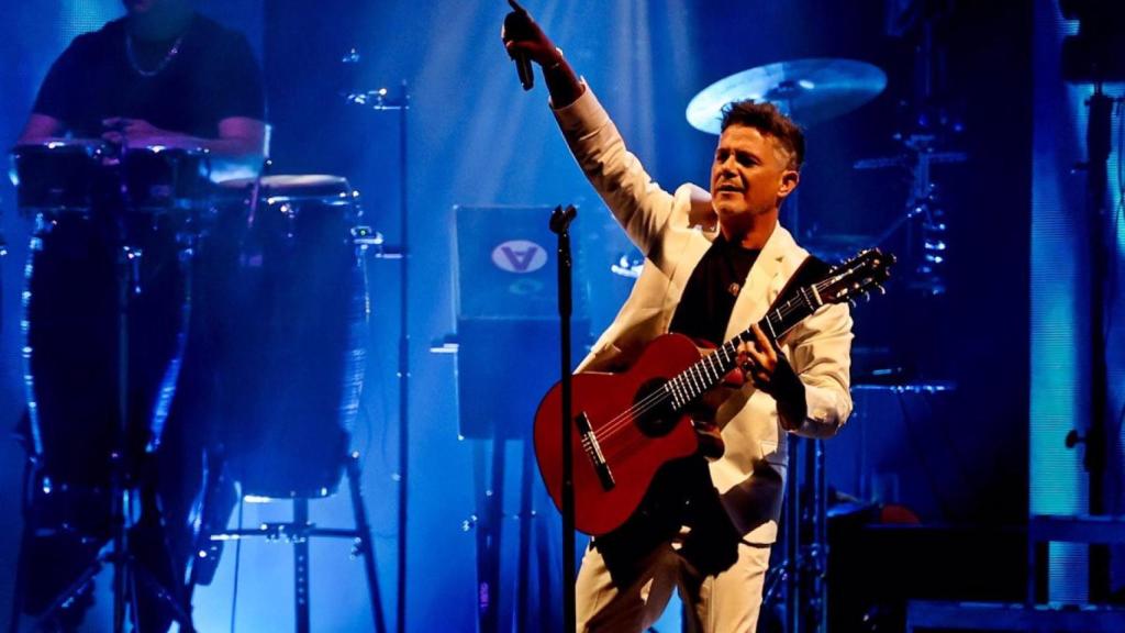 Imagen de archivo de Alejandro Sanz en concierto.