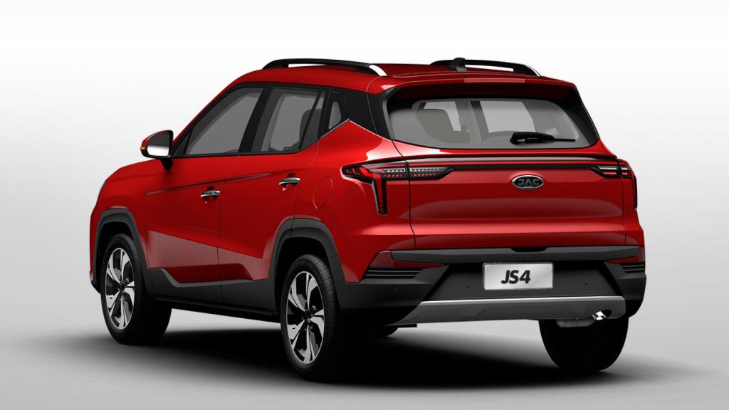 El Moskvich 3 es un SUV de tamaño medio.