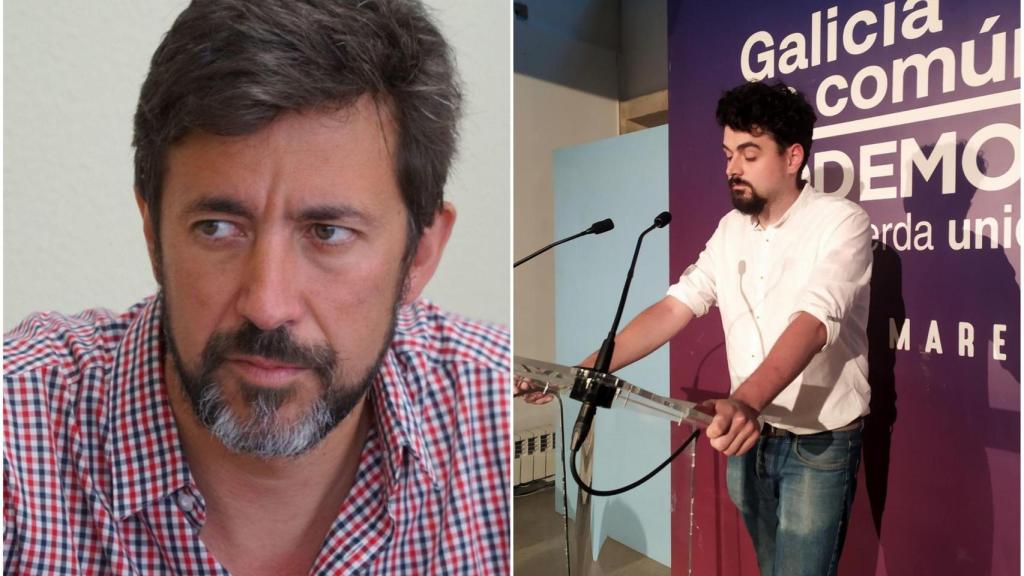 Gómez Reino,  la izquierda; y San Ramón, a la derecha