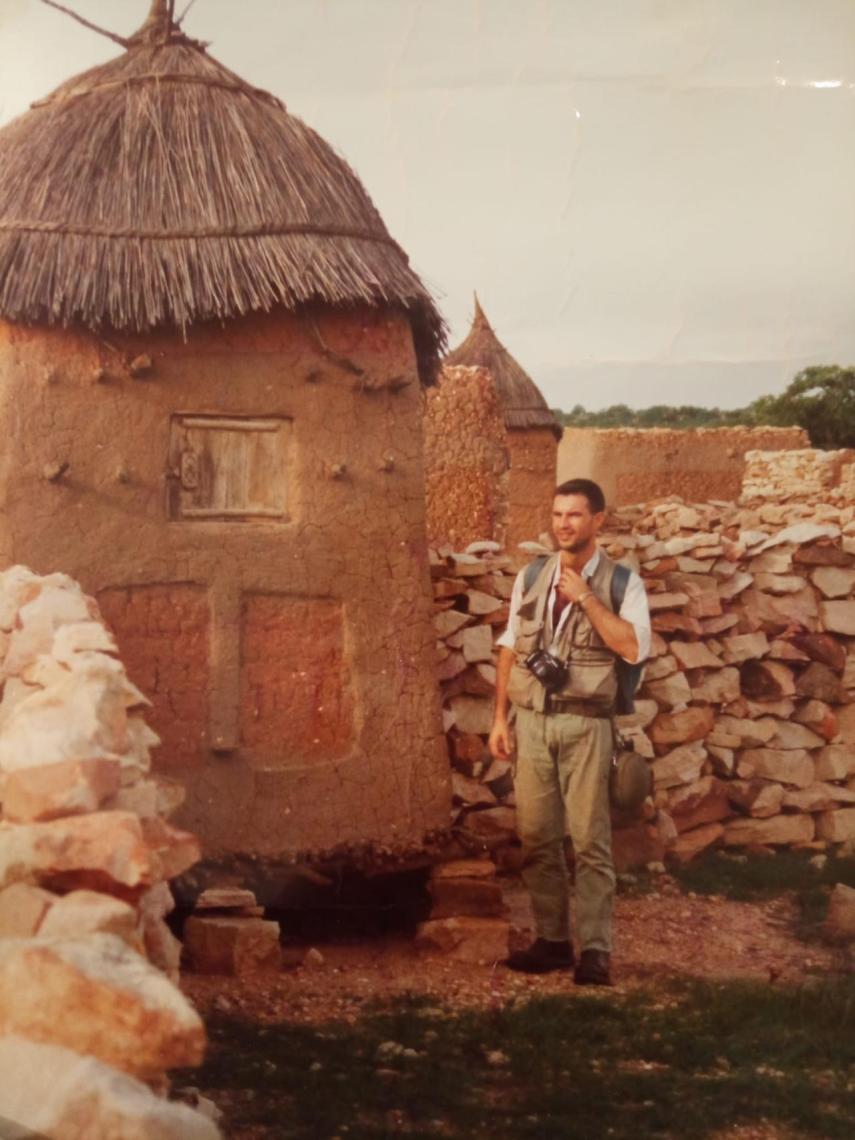 Fornesa en su viaje por África Occidental.