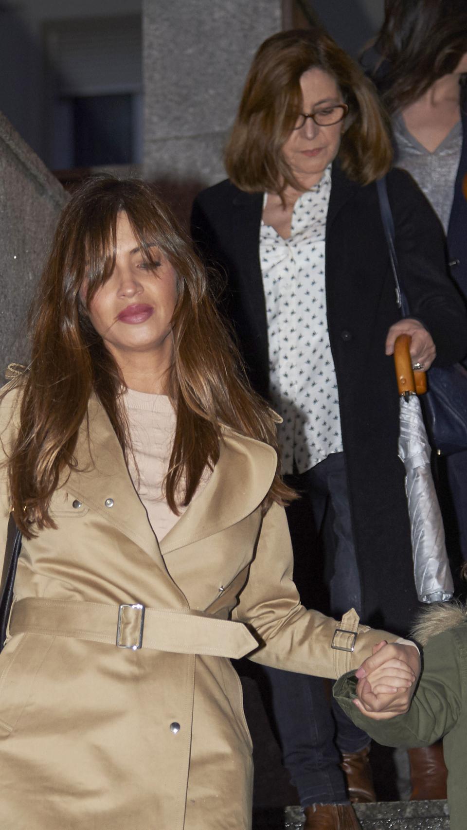 Sara Carbonero y su madre, Goyi, en una fotografía tomada en marzo de 2017, en Madrid.