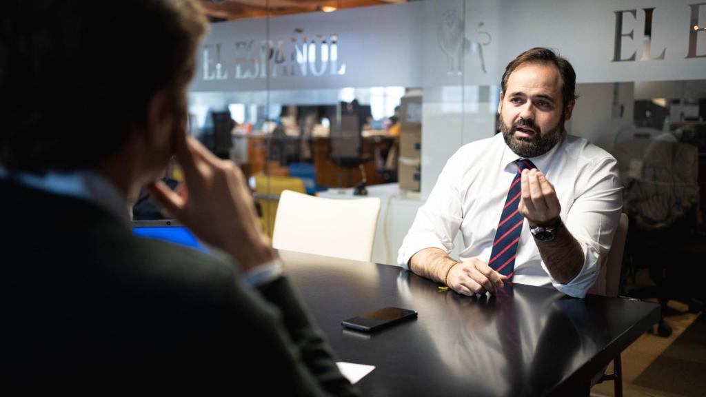Paco Núñez, durante la entrevista con EL ESPAÑOL.