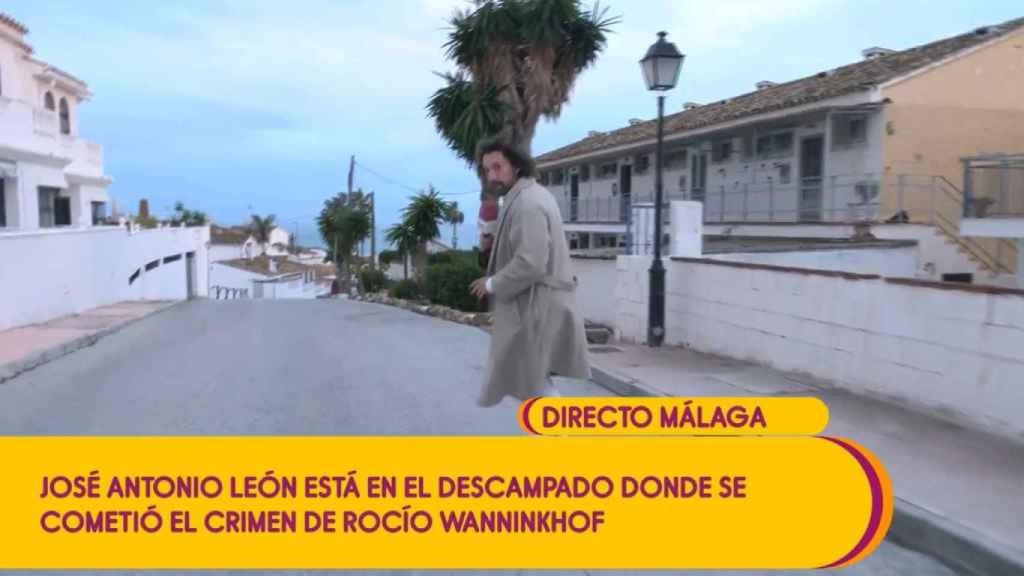 José Antonio León recorriendo el camino que Rocío Wanninkhof nunca llegó a hacer.