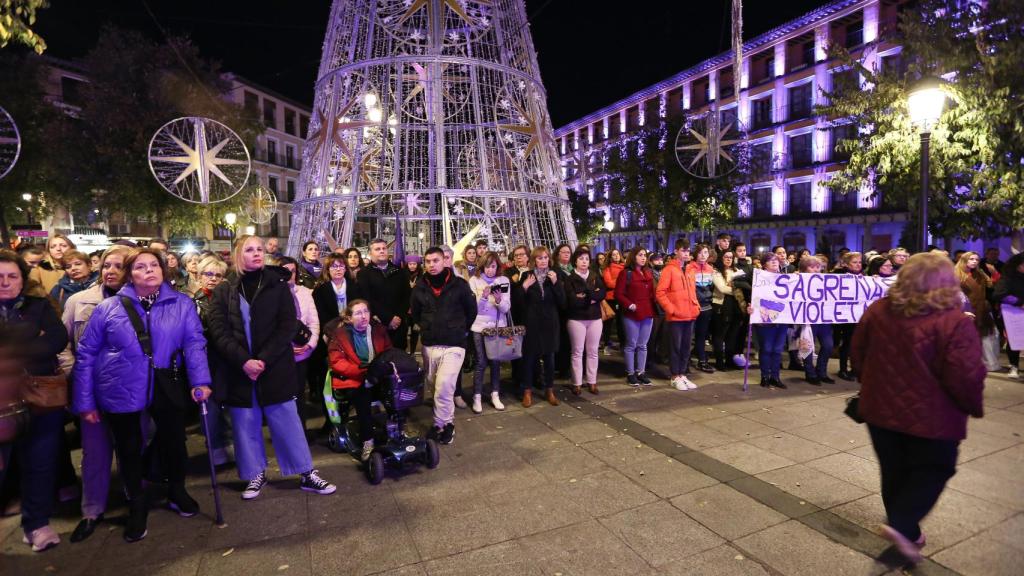 Manifestación por el 25N en Toledo. Foto: Óscar Huertas.