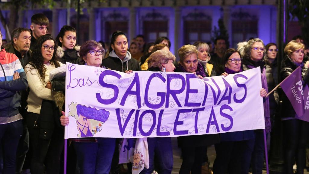 Manifestación por el 25N en Toledo. Foto: Óscar Huertas.