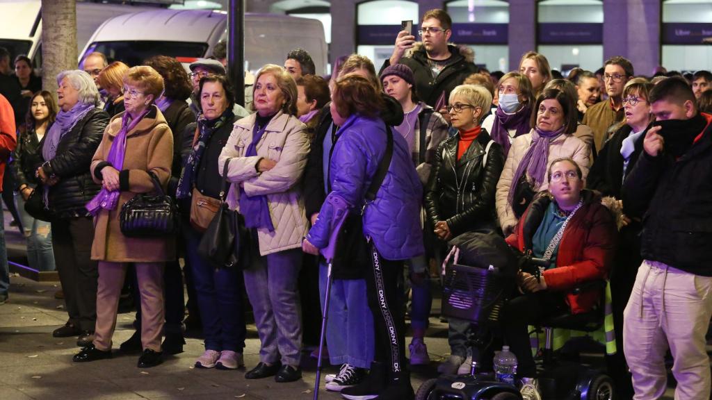 Manifestación por el 25N en Toledo. Foto: Óscar Huertas.