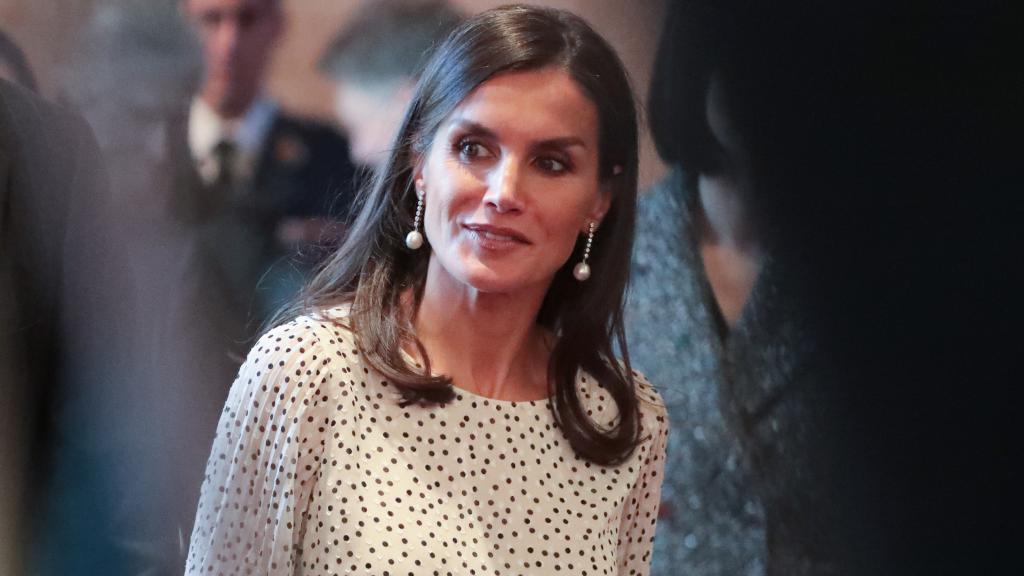 La reina Letizia a su llegada a los Premios Rei Jaume I.