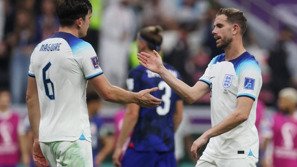 Henderson y Maguire, en el Inglaterra - Estados Unidos