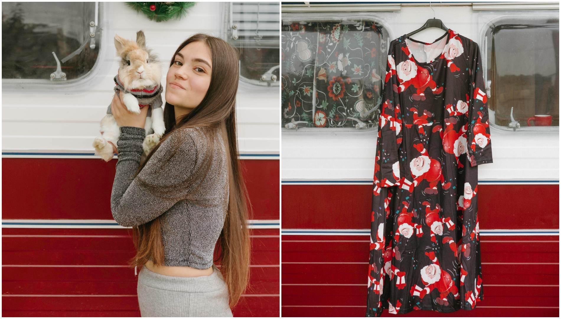 Carolina Mendes acuerda previamente el vestuario con sus clientes.
