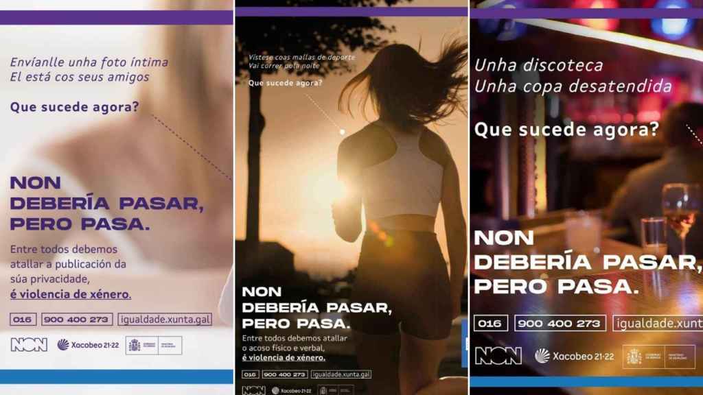 Campaña contra la violencia machista de la Xunta de Galicia.