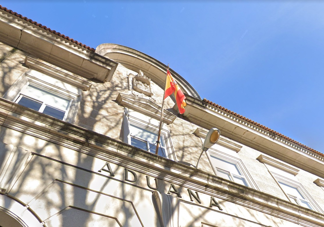 Fachada de la Aduana en Vigo. Foto: Google Maps