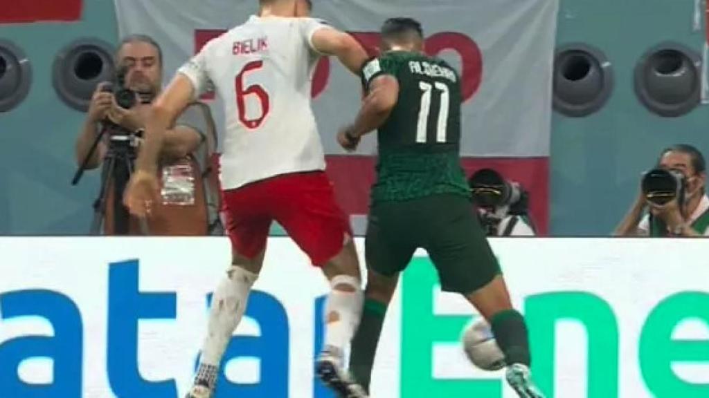 Penalti en el Polonia - Arabia Saudí