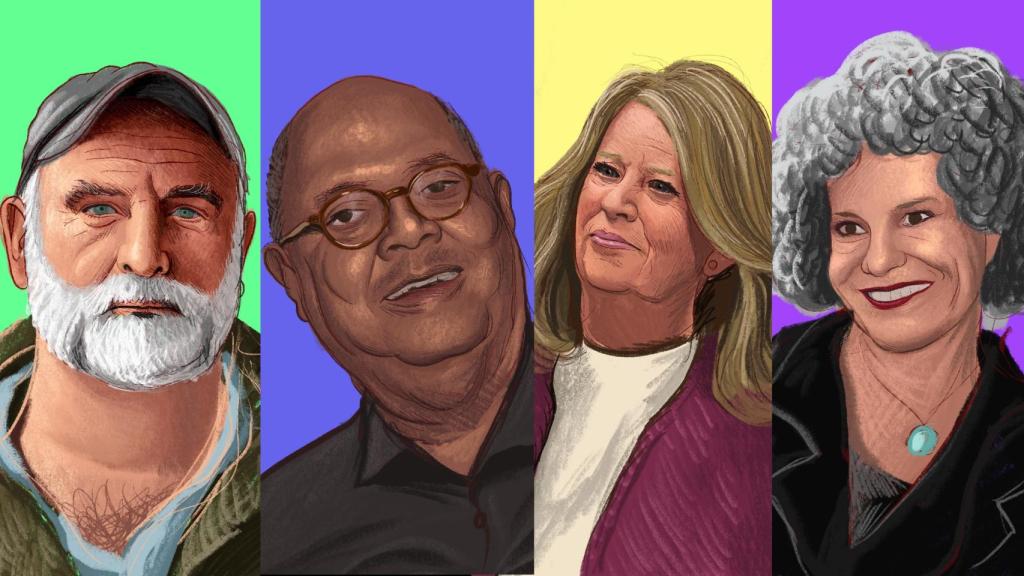 José Andrés, Pablo Milanés, Ángeles Muñoz y Eugenia Martínez de Irujo.