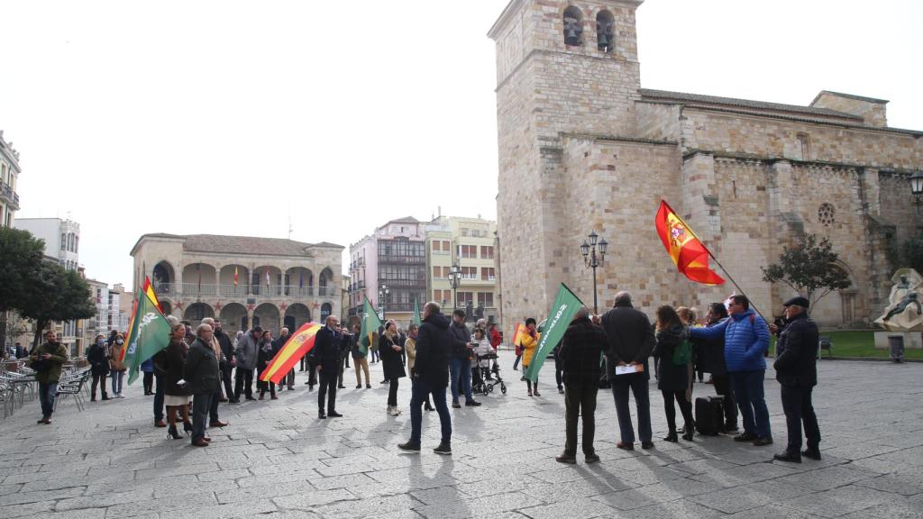 Concentración de VOX en Zamora