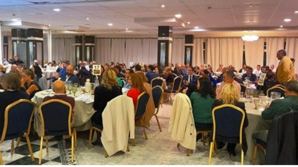 Aspecto del salón donde se celebró la XXII Gala Taurina/ Foto cedida