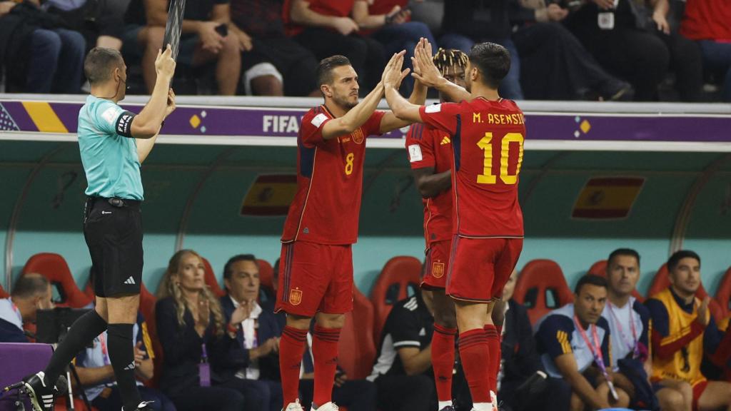 Koke y Nico Williams entran por Marco Asensio y Gavi