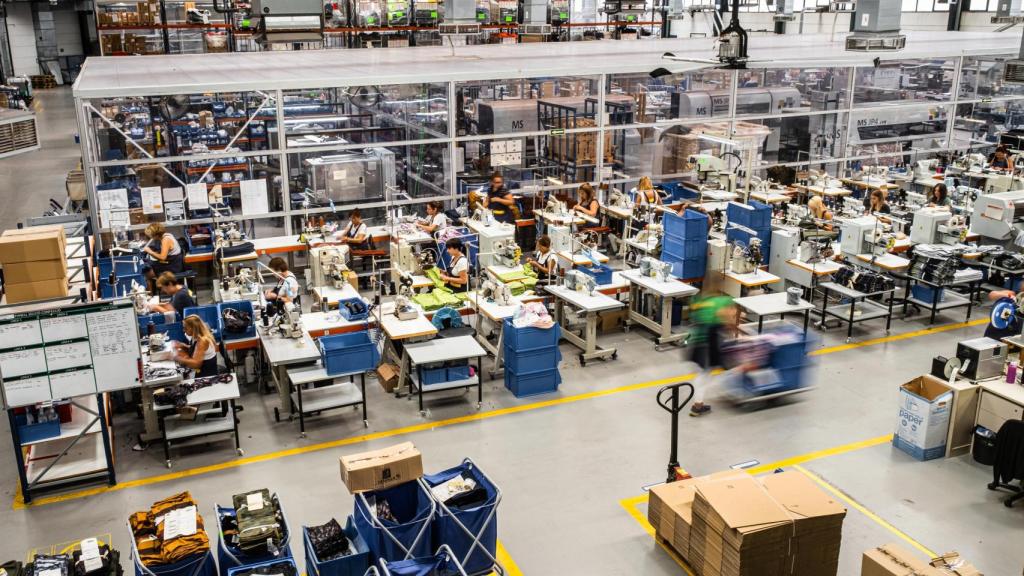 Vista de una de las zonas del área de producción de la fábrica.