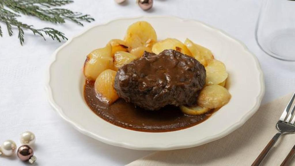 Carrillera guisada que ofrece Mercadona.