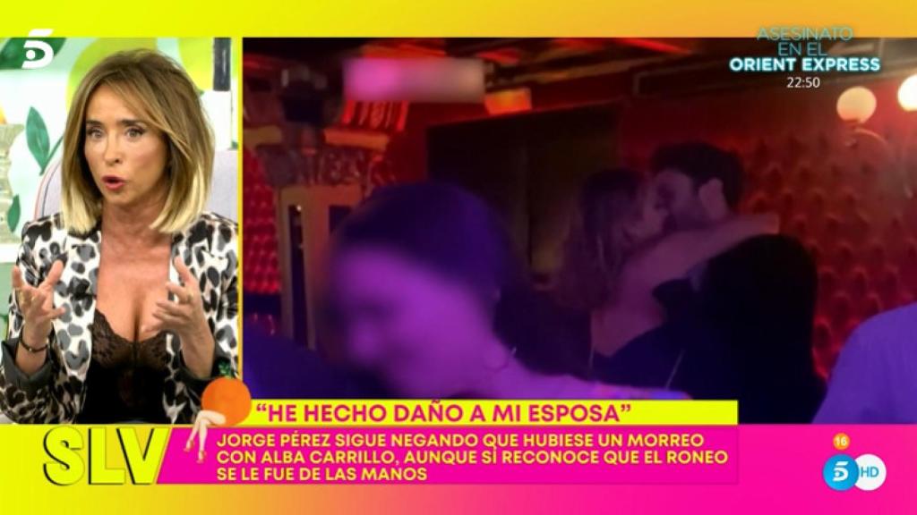 'Sálvame' asegura que hay más imágenes de Jorge Pérez y Alba Carrillo.