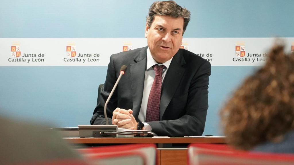 El consejero de Economía y Hacienda y portavoz, Carlos Fernández Carriedo, presenta la Contabilidad Regional de Castilla y León correspondiente al tercer trimestre de 2022.