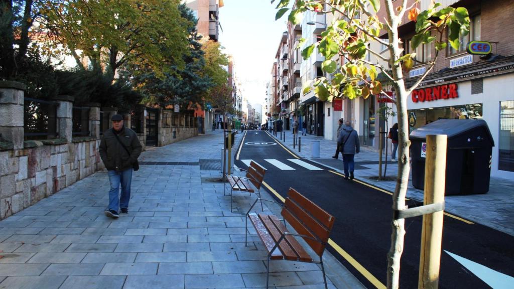 Concluyen las obras de reordenación del entorno del colegio zamorano Arias Gonzalo