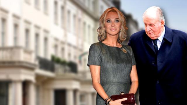 Corinna y Juan Carlos en un montaje de El Español.