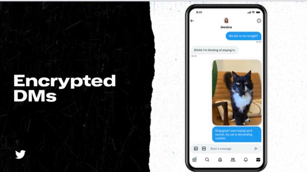 Mensajes cifrados en Twitter