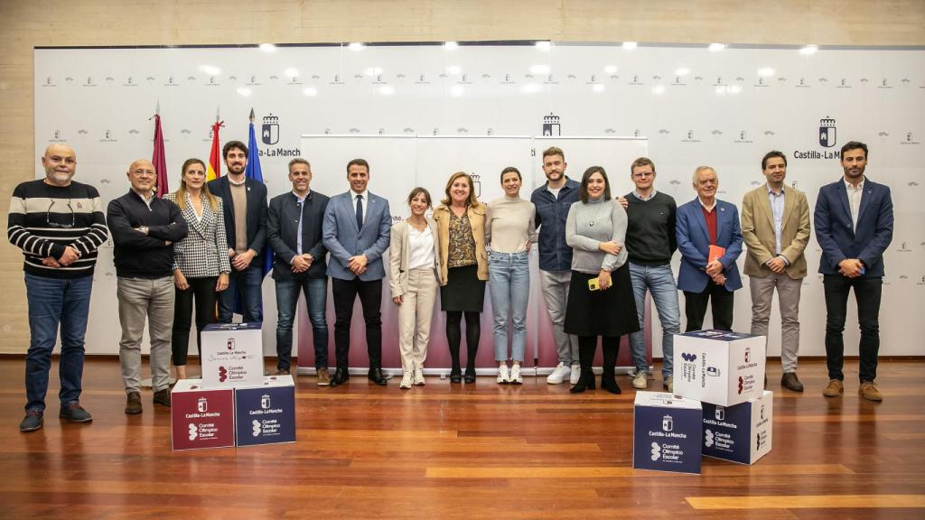 Acto de constitución del Comité Olímpico Regional de Deporte en Edad Escolar. Foto: JCCM.