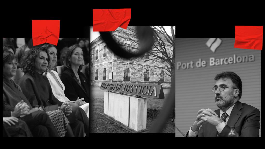 María Jesús Montero e Irene Montero, el Palacio de Justicia de Cantabria y Lluís Salvadó.